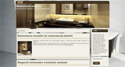 Desktop Screenshot of nowoczesna-lazienka.info