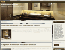 Tablet Screenshot of nowoczesna-lazienka.info